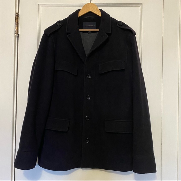 Banana Republic Other - Banana Republic Triblend Military Coat navy blue